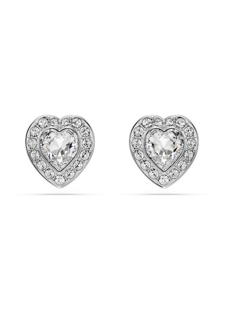 Swarovski Dames SS25 Capsule oorstekers met kristal in de kleur Zilver