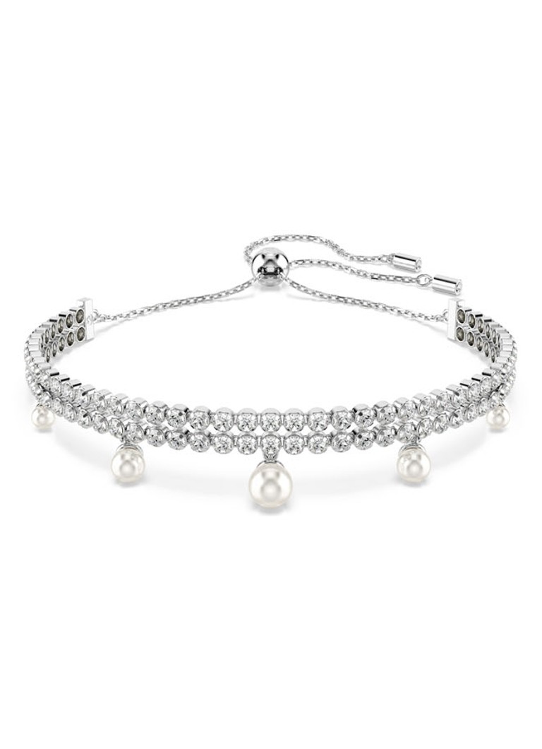 Swarovski Dames SS25 Capsule armband met kristal M in de kleur Zilver
