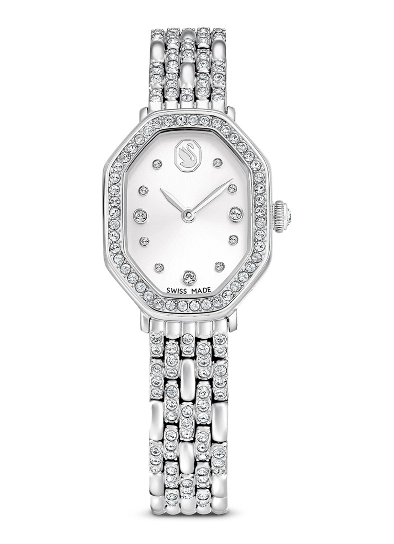 Swarovski Dames Dextera Octagon horloge 5698690 in de kleur Zilver
