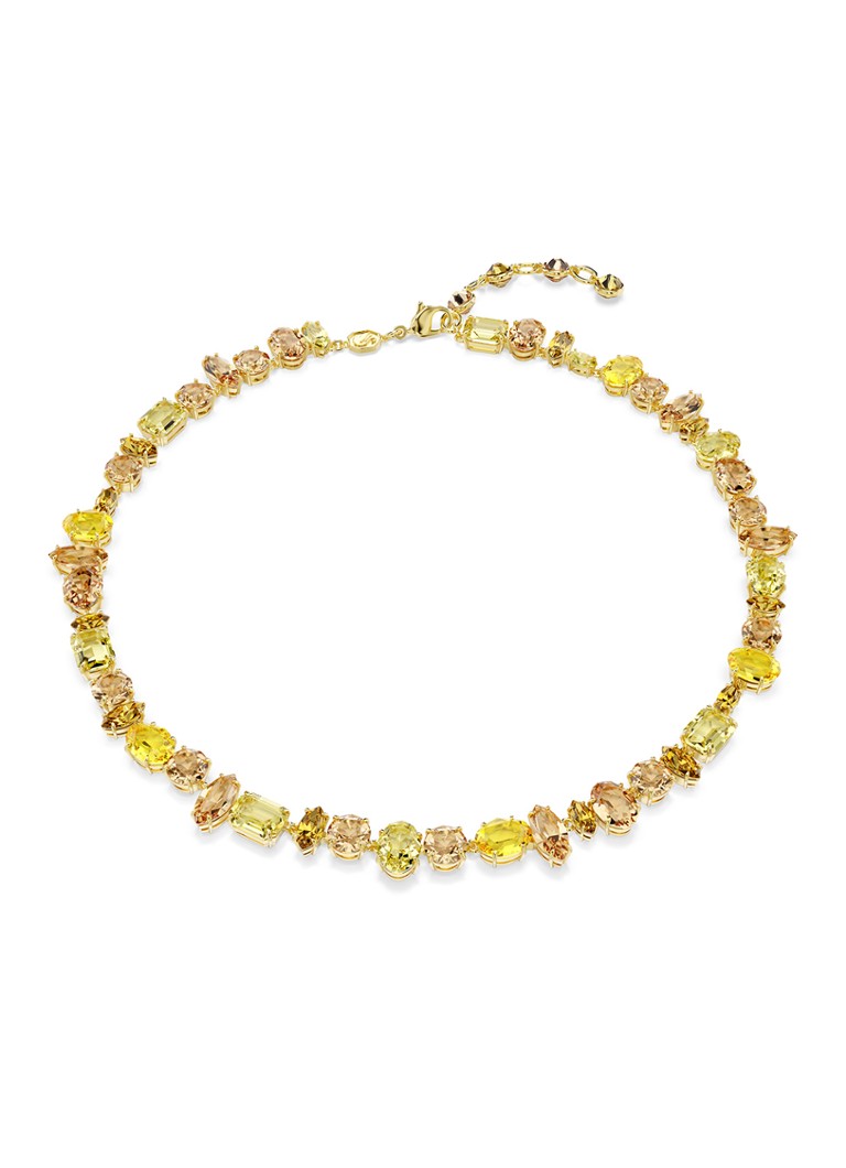 Swarovski Dames Gema ketting met kristal in de kleur Goud