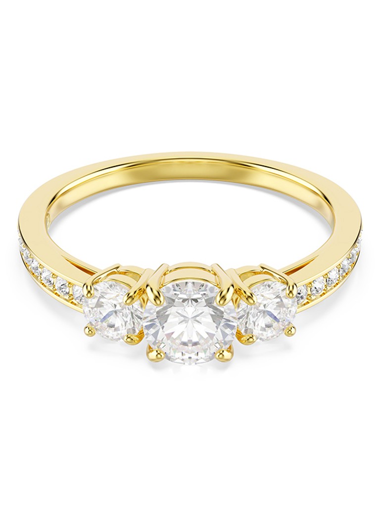 Swarovski Dames Stilla ring met zirkonia in de kleur Goud