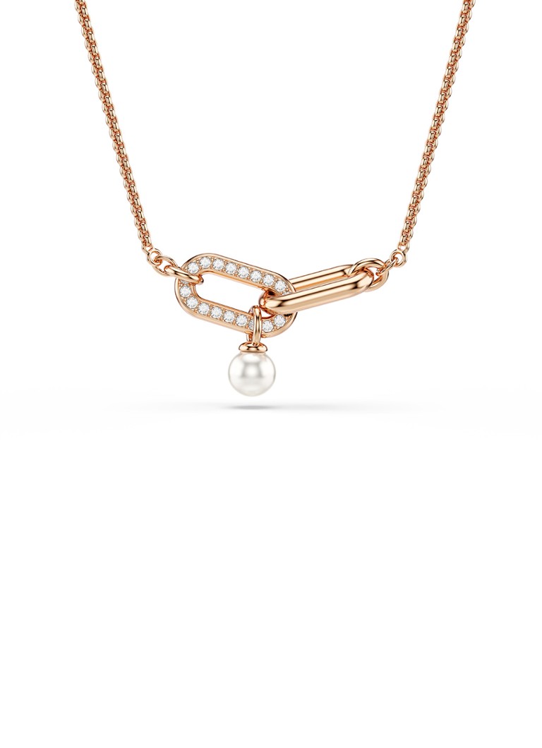 Swarovski Dames Constella ketting met kristal in de kleur Roségoud