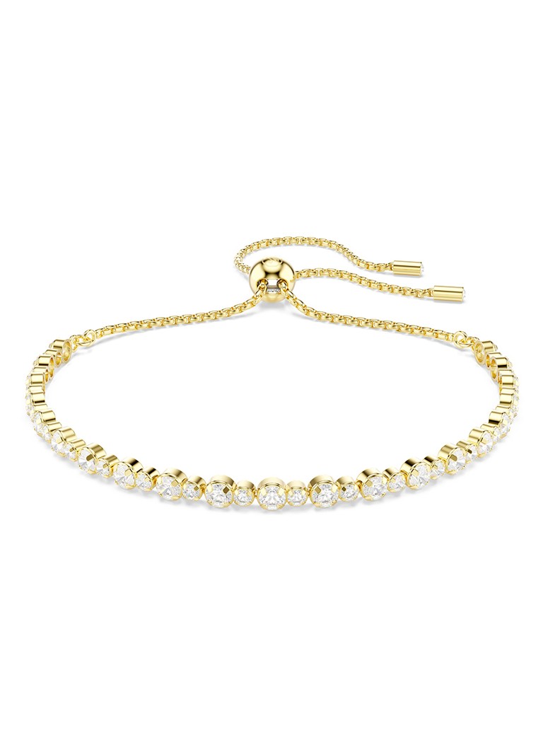 Swarovski Dames Matrix armband met zirkonia M in de kleur Goud