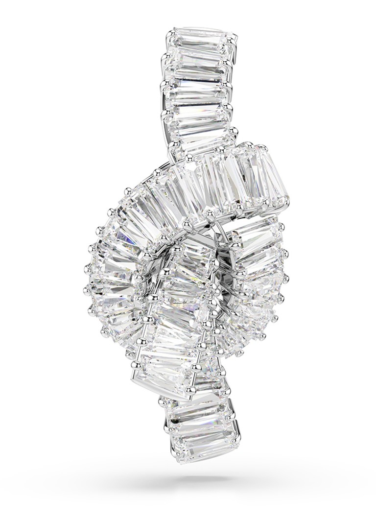 Swarovski Dames Matrix met broche zirkonia in de kleur Zilver