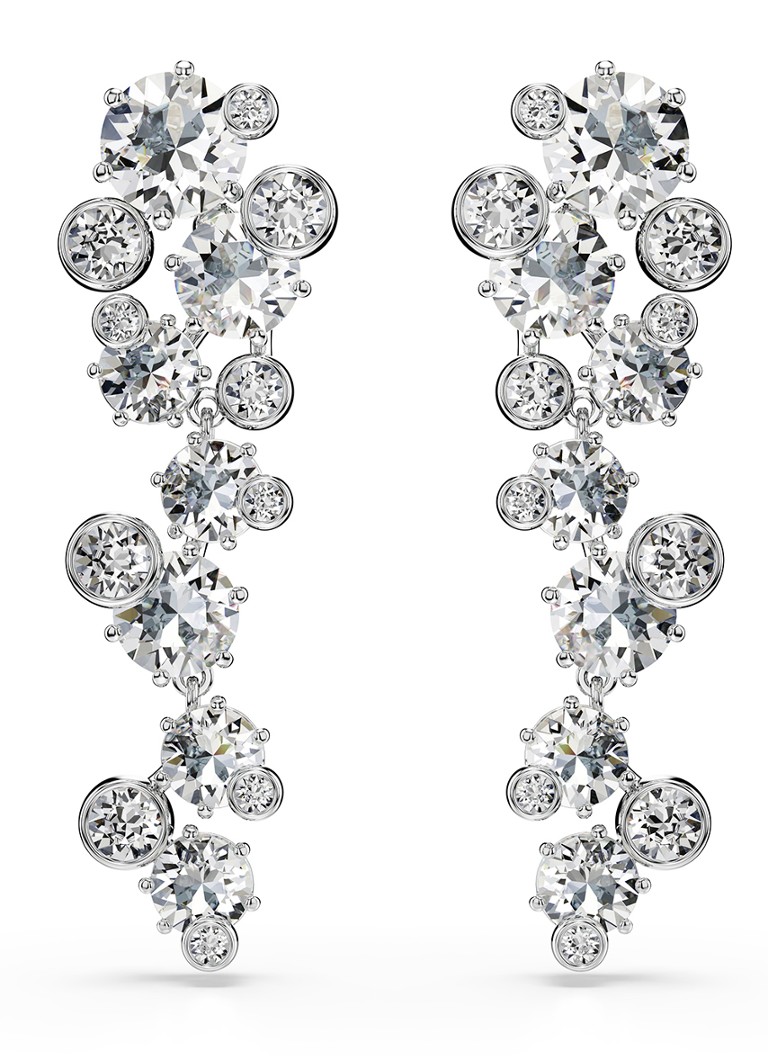 Swarovski Dames Constella oorstekers met kristal in de kleur Zilver
