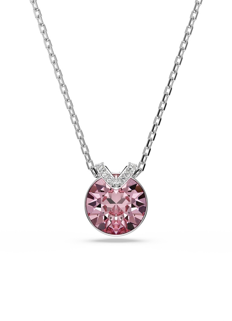 Swarovski Dames Bella ketting met kristal in de kleur Zilver