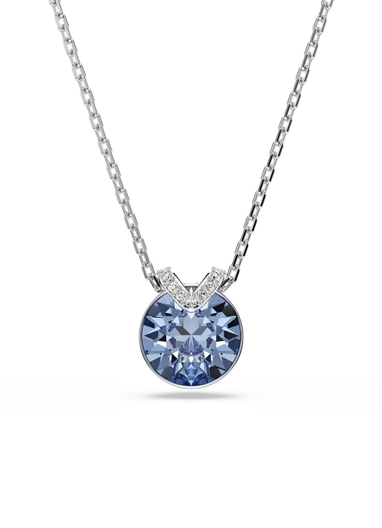 Swarovski Dames Bella ketting met kristal in de kleur Zilver