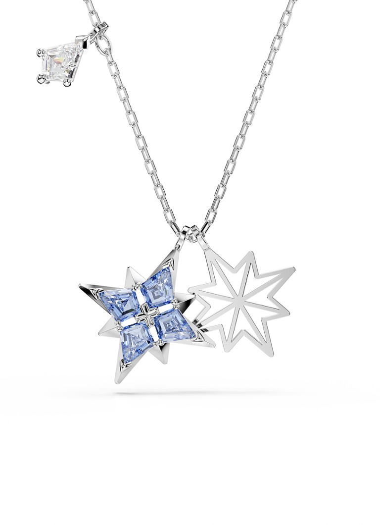 Swarovski Dames Symbolica ketting met zirkonia in de kleur Zilver