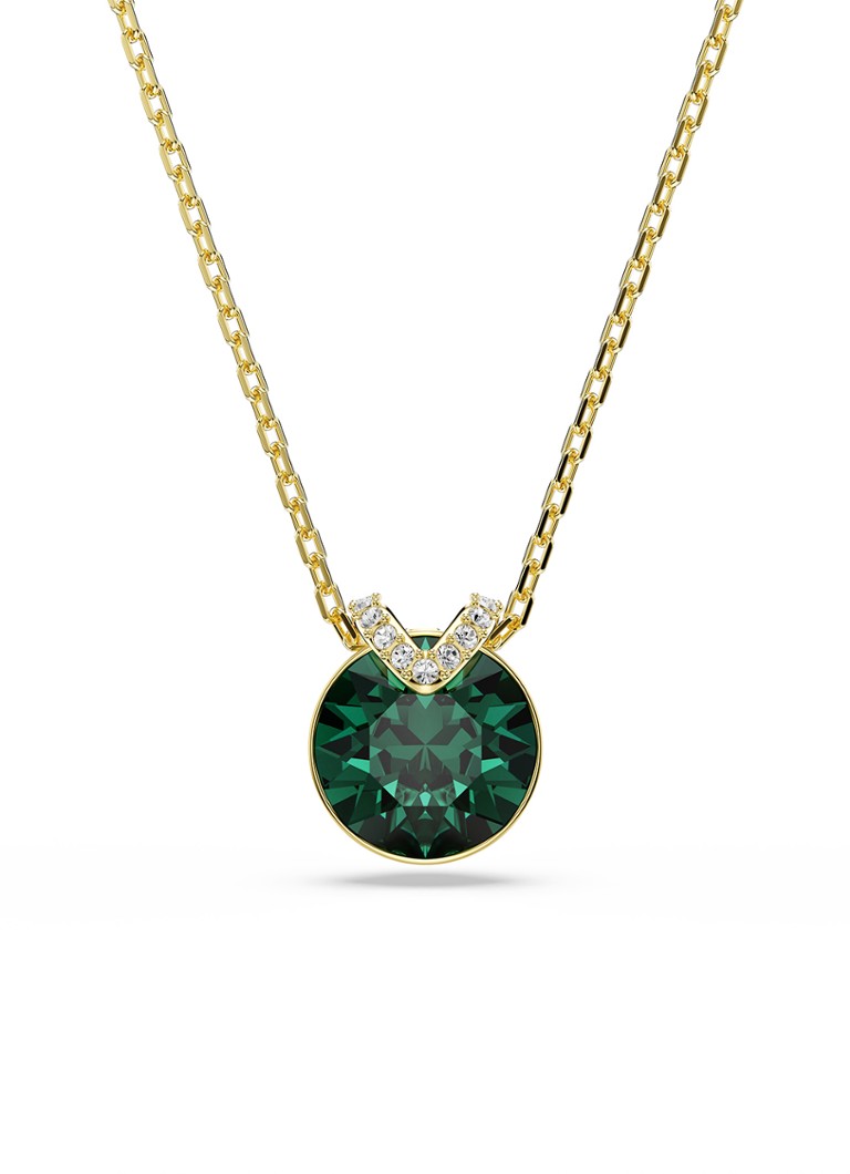 Swarovski Dames Bella ketting met kristal in de kleur Goud