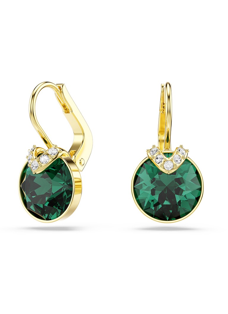 Swarovski Dames Bella oorhangers met kristal in de kleur Goud