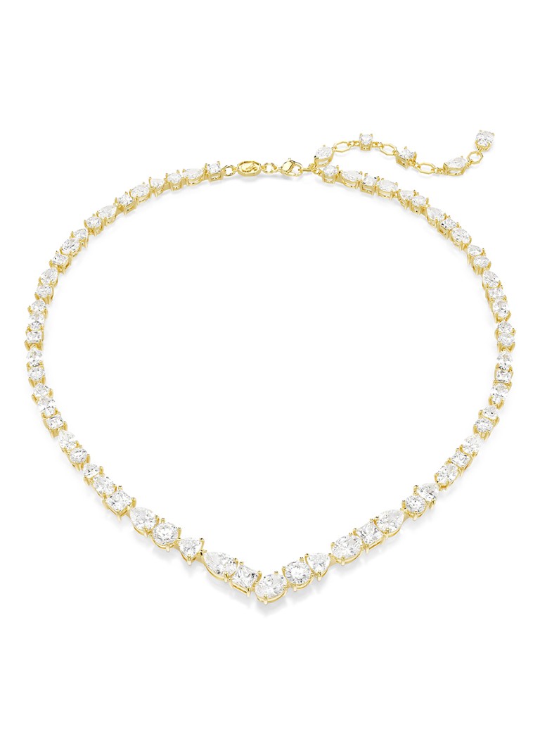 Swarovski Dames Mesmera ketting met kristal in de kleur Goud