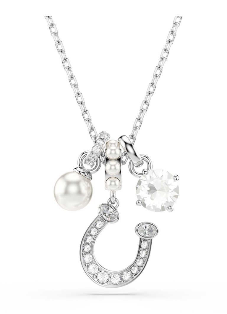 Swarovski Dames Symbolica ketting met kristal in de kleur Zilver