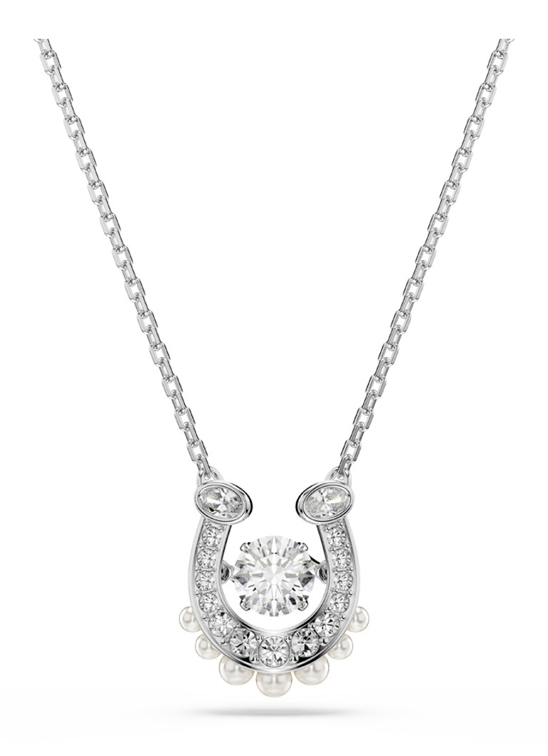 Swarovski Dames Symbolica ketting met kristal in de kleur Zilver