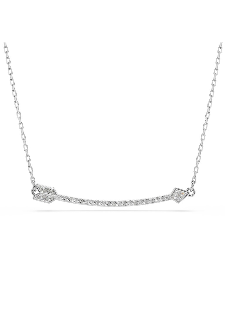 Swarovski Dames Idyllia ketting met kristal in de kleur Zilver