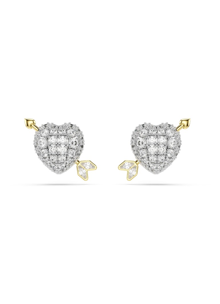 Swarovski Dames Idyllia oorstekers met kristal in de kleur Zilver