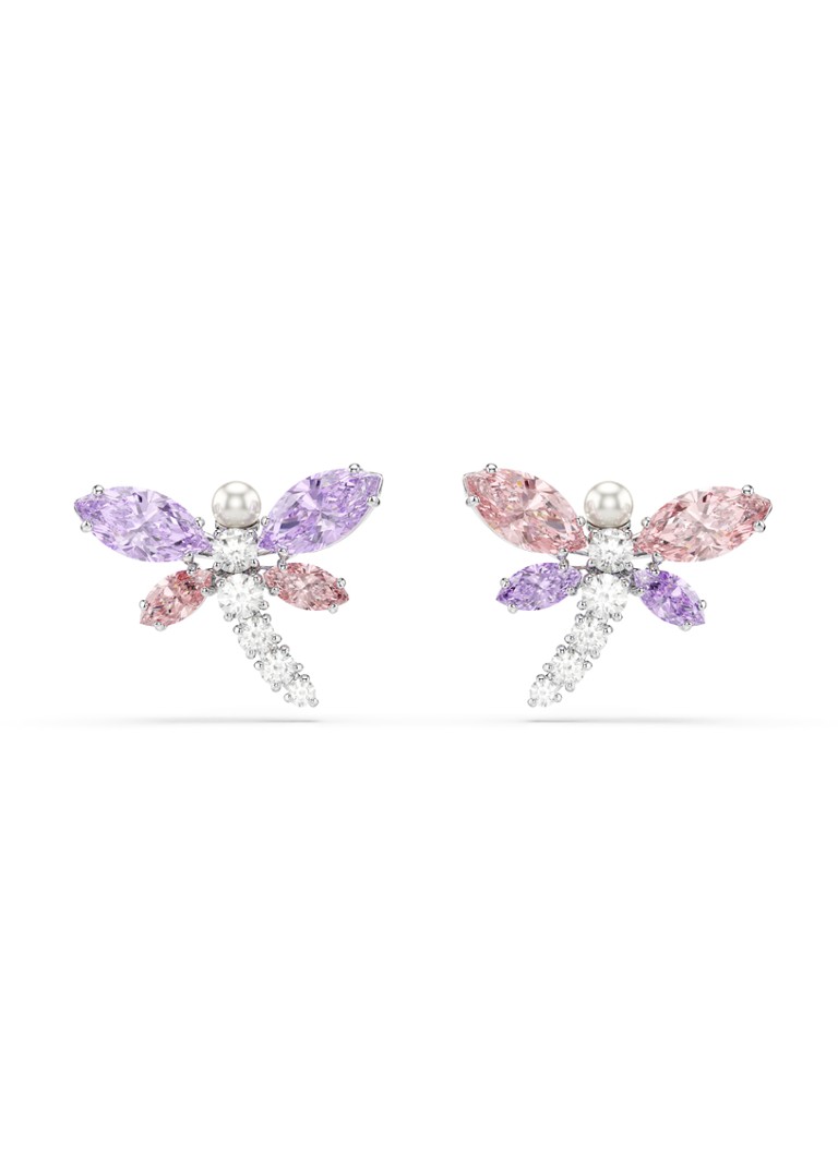 Swarovski Dames 2026 Capsule oorstekers met kristal in de kleur Zilver