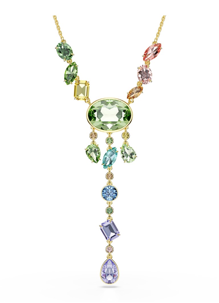 Swarovski Dames Gema ketting verguld in de kleur Goud