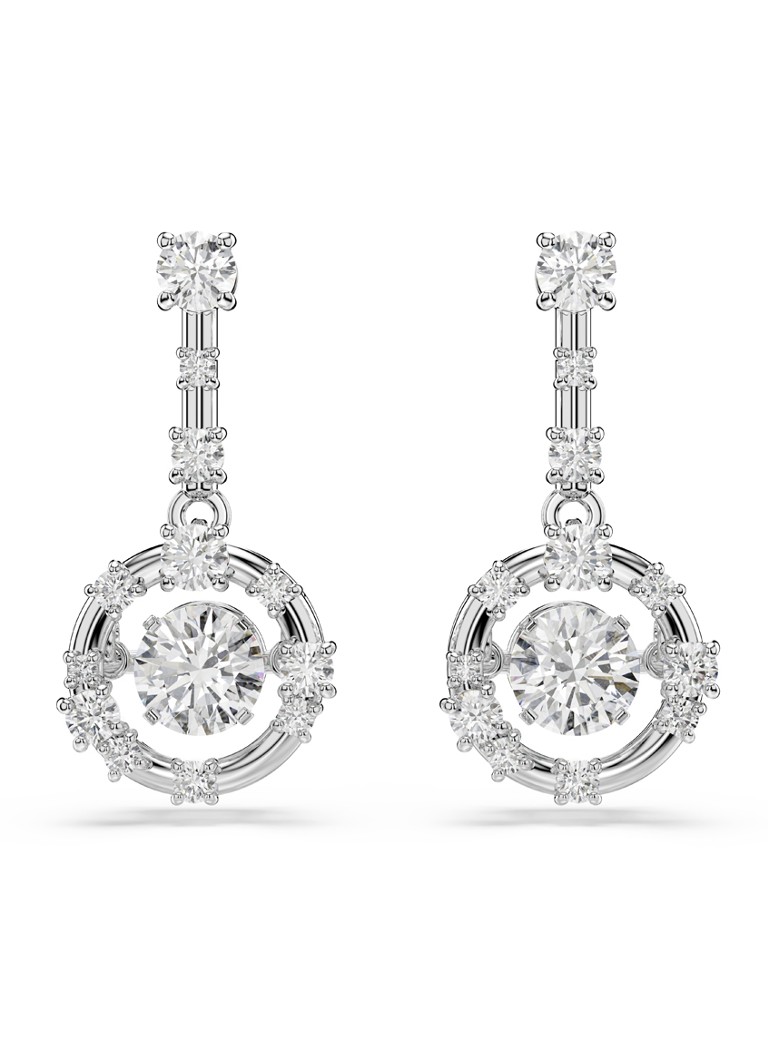 Swarovski Dames Constella oorstekers met kristal in de kleur Zilver