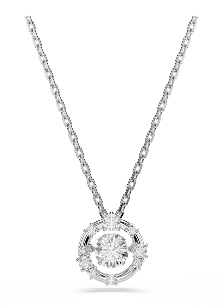 Swarovski Dames Constella ketting met kristal in de kleur Zilver