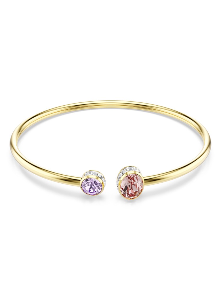 Swarovski Dames Chroma bangle met kristal in de kleur Goud