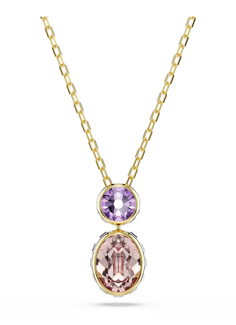 Swarovski Dames Chroma ketting verguld in de kleur Goud