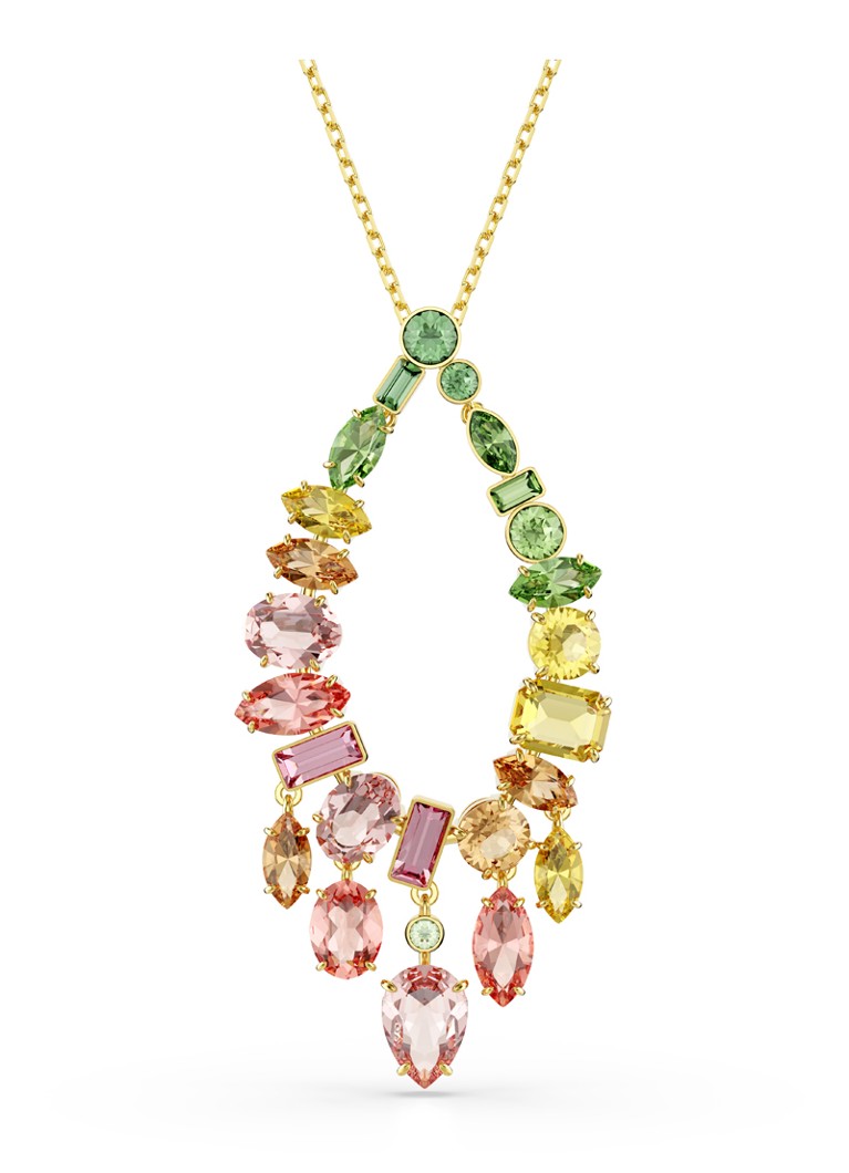 Swarovski Dames Gema ketting verguld in de kleur Goud