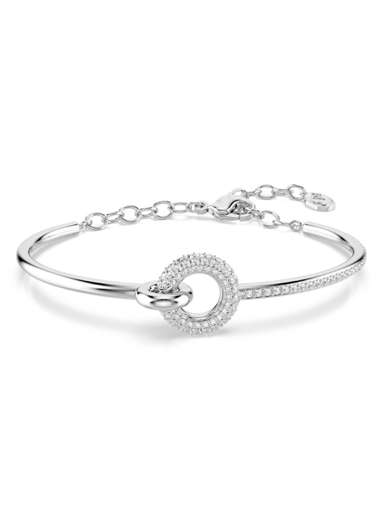 Swarovski Dames Dextera bangle met kristal in de kleur Zilver