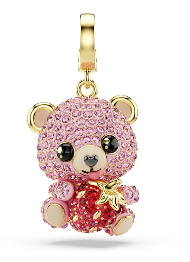 Swarovski Dames Idyllia bedeltje met kristal in de kleur Goud