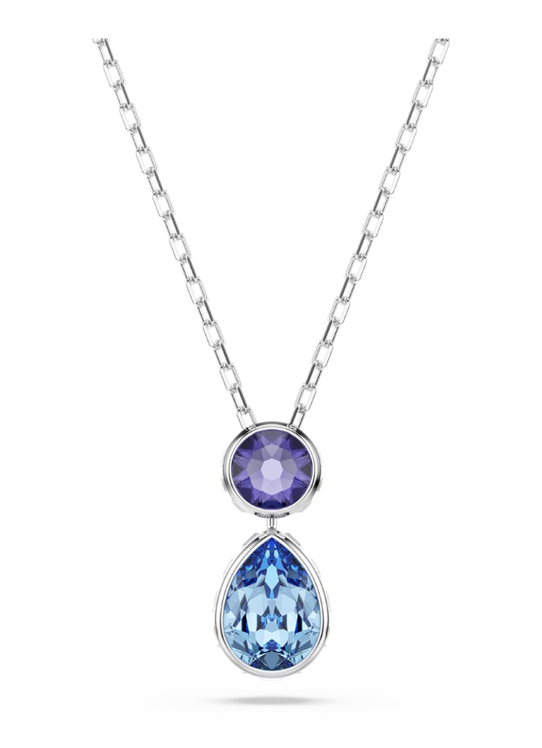 Swarovski Dames Chroma ketting met kristal in de kleur Zilver