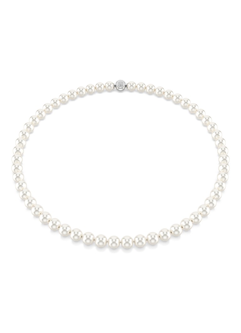 Swarovski Dames Matrix parelketting in de kleur Parelmoer