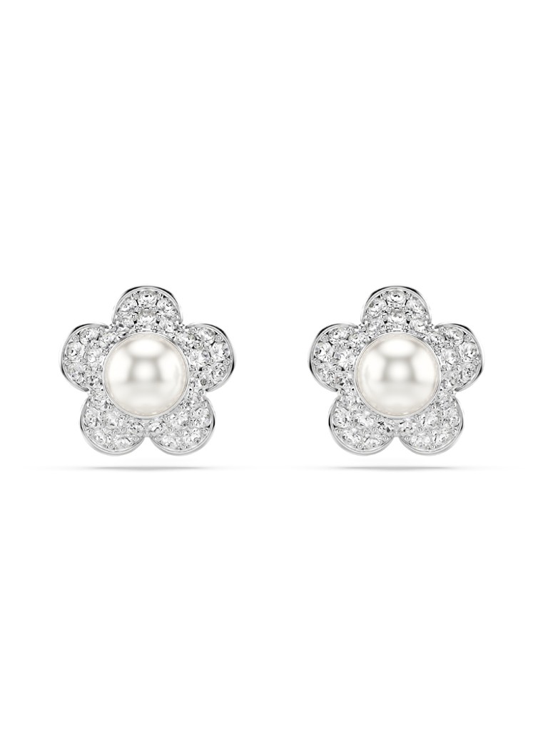 Swarovski Dames 2026 Capsule oorstekers met kristal in de kleur Zilver