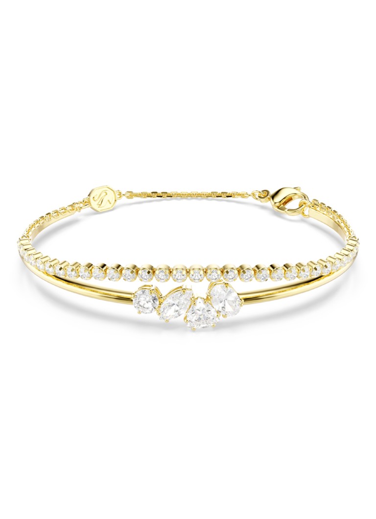 Swarovski Dames Mesmera armband met kristal in de kleur Goud