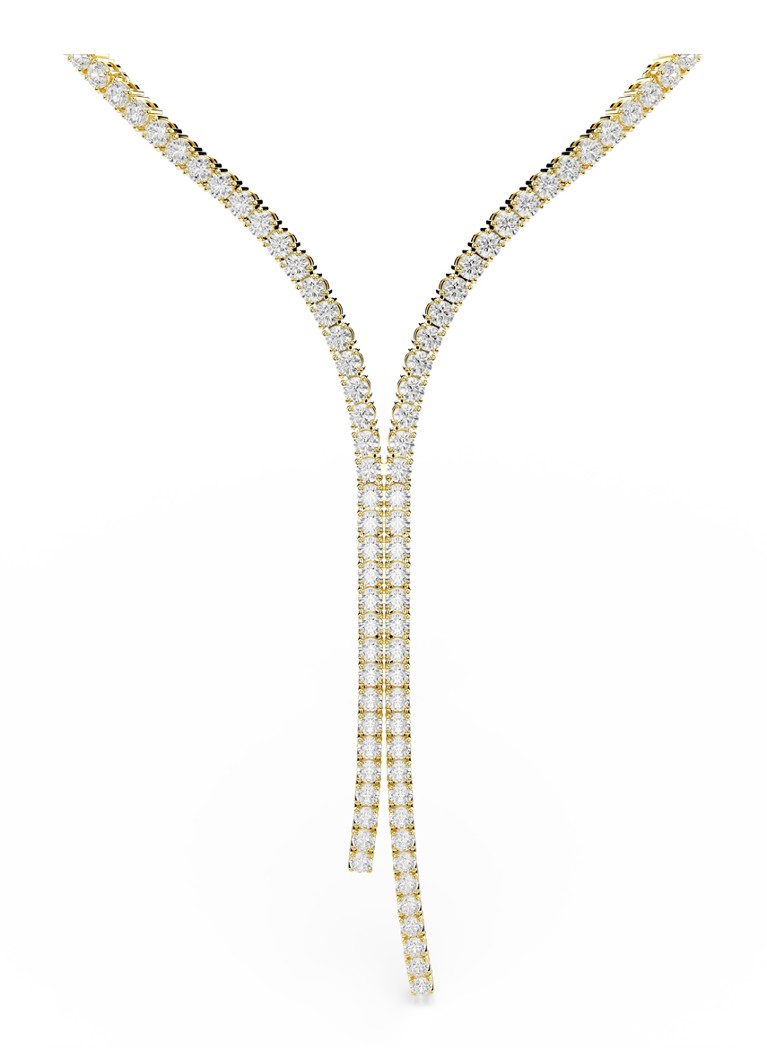 Swarovski Dames Matrix ketting verguld in de kleur Goud