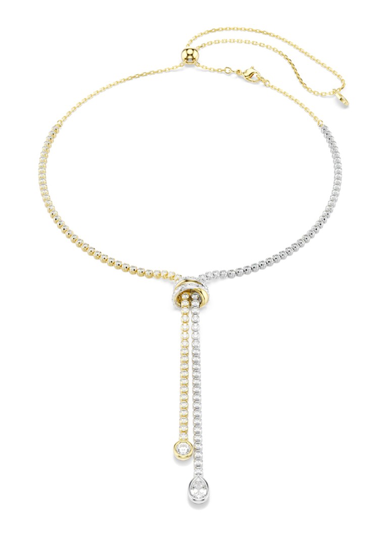 Swarovski Dames Hyperbola ketting met kristal in de kleur Goud
