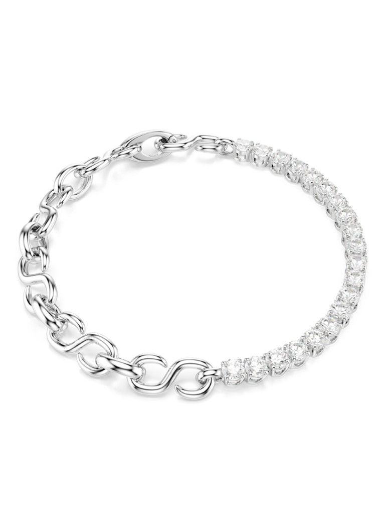 Swarovski Dames Matrix armband met kristal in de kleur Zilver