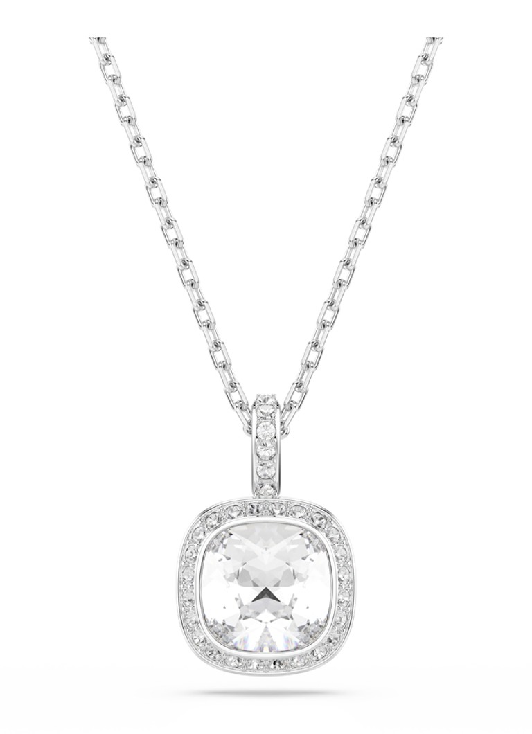 Swarovski Dames Una ketting met kristal in de kleur Zilver