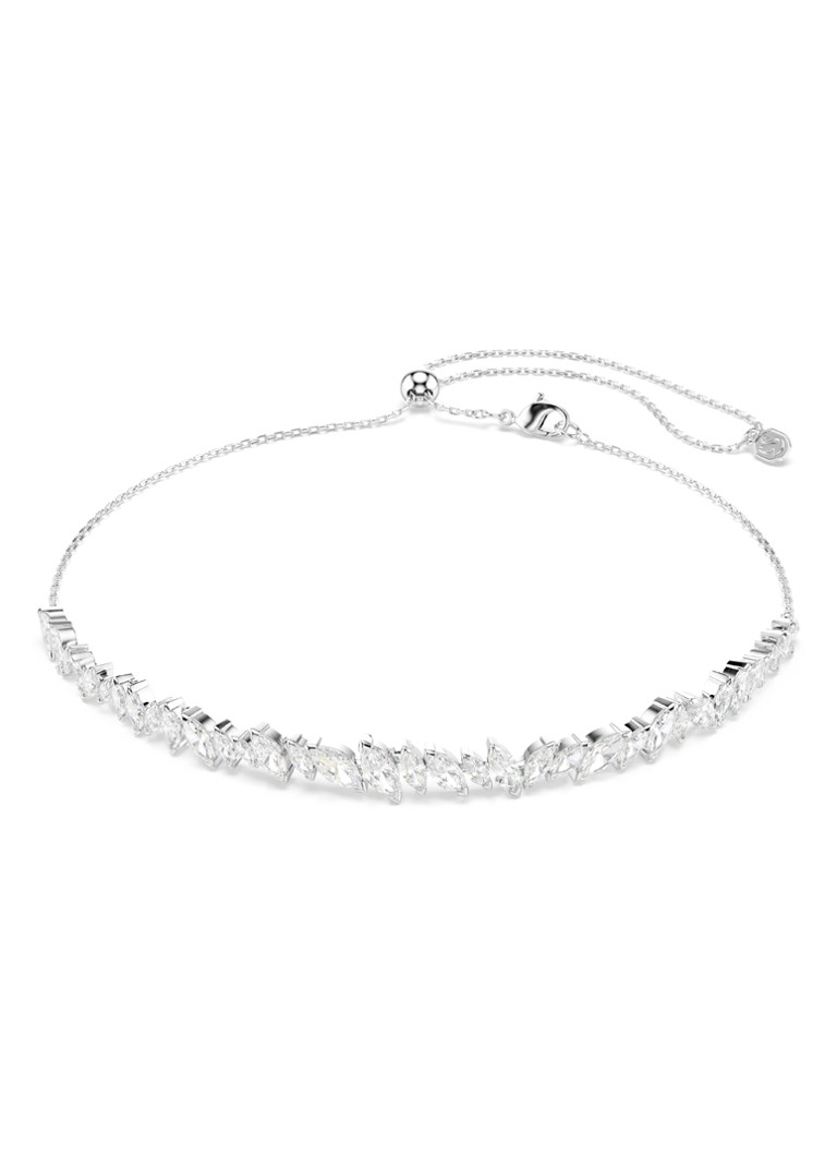 Swarovski Dames Mesmera choker met kristal in de kleur Zilver