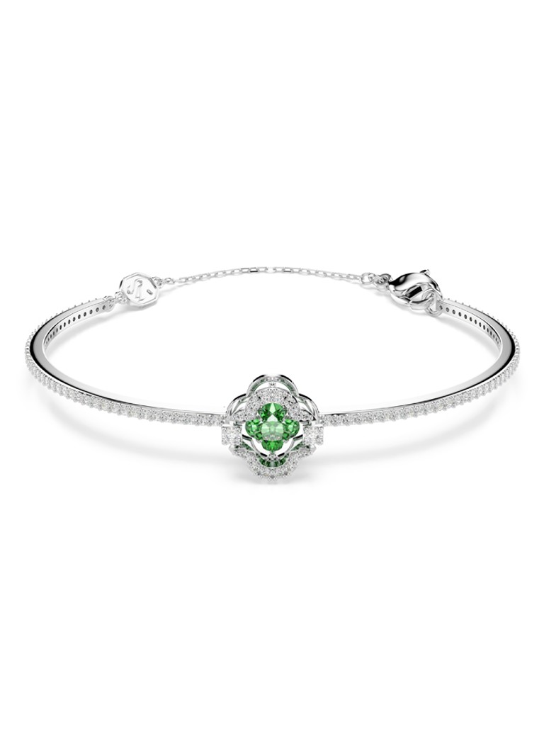 Swarovski Dames Una bangle met kristal M in de kleur Groen