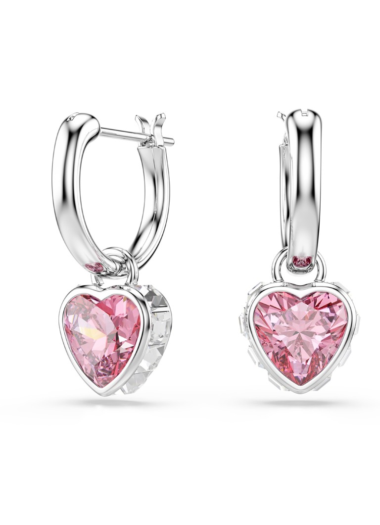 Swarovski Dames Chroma oorringen met kristal in de kleur Zilver