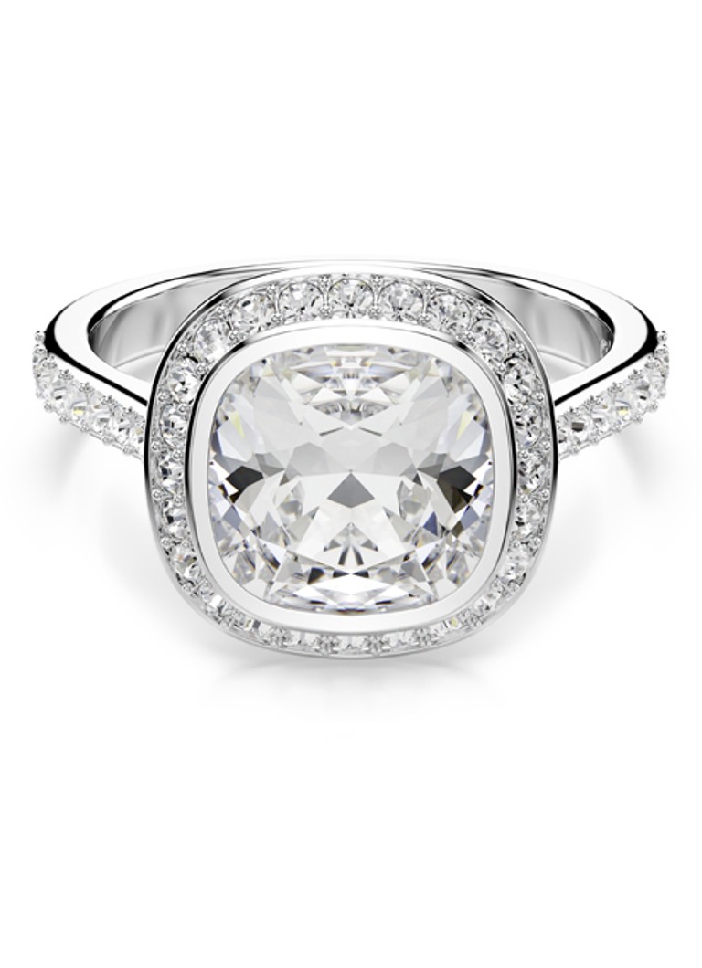 Swarovski Dames Una ring met kristal 58 in de kleur Zilver