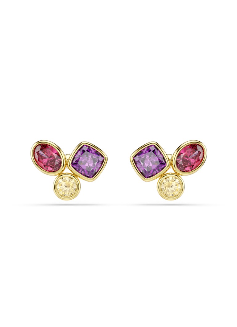 Swarovski Dames Imber oorstekers verguld in de kleur Goud