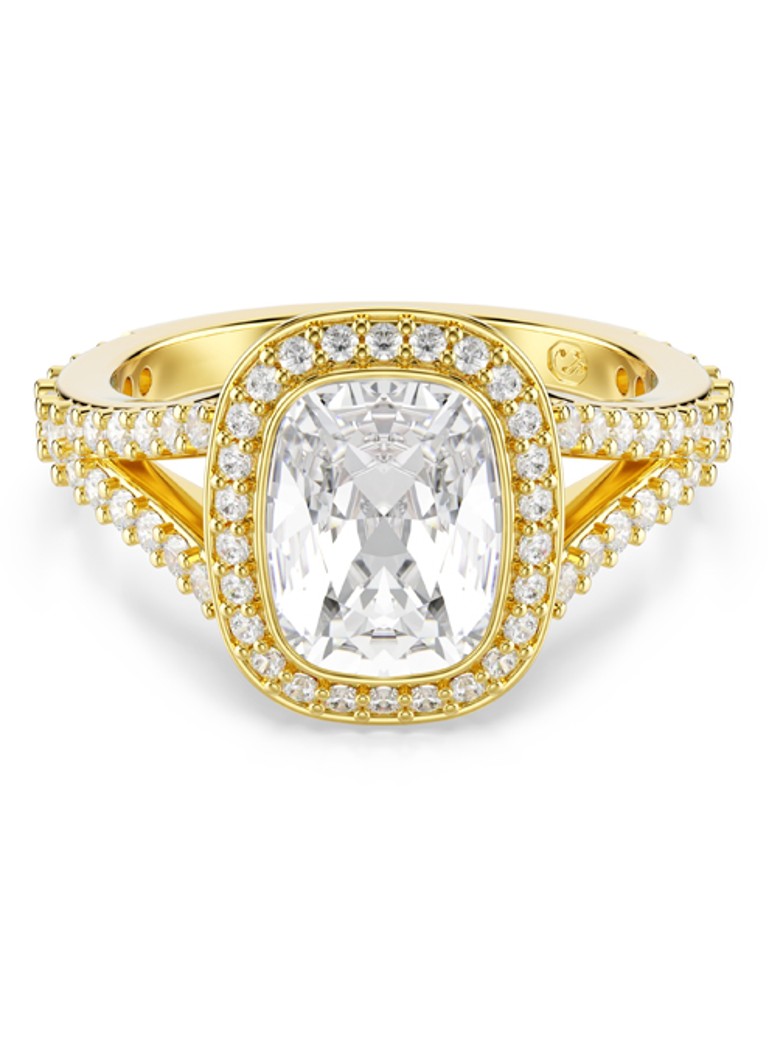 Swarovski Dames Una ring verguld 60 in de kleur Goud