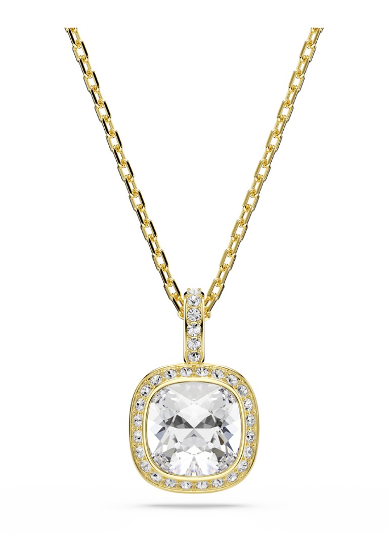 Swarovski Dames Una ketting met kristal in de kleur Goud