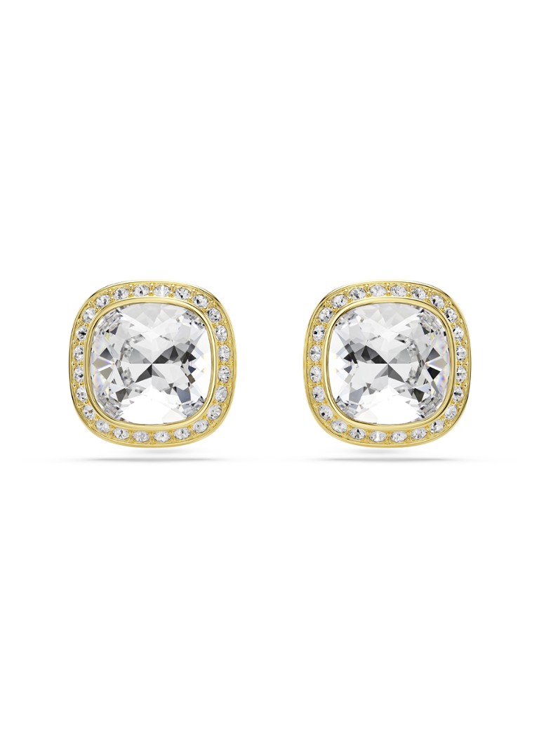 Swarovski Dames Una oorstekers verguld in de kleur Goud