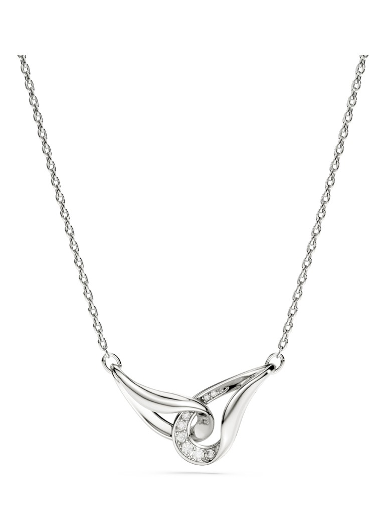 Swarovski Dames Classica ketting met kristal in de kleur Zilver