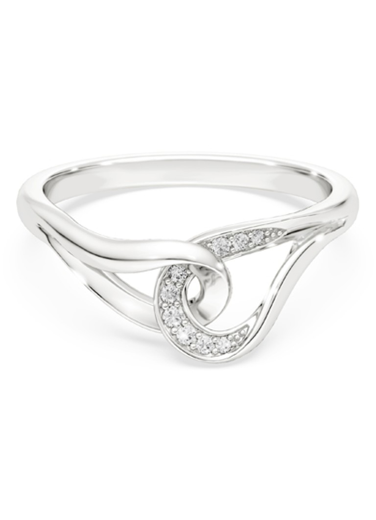 Swarovski Dames Classica ring met kristal 58 in de kleur Zilver