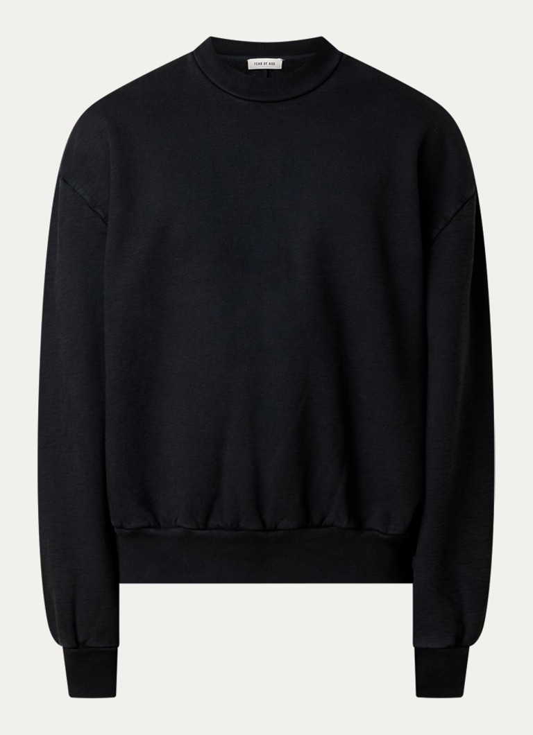 Fear of God Heren Sweater met ronde hals in de kleur Zwart, maat: S