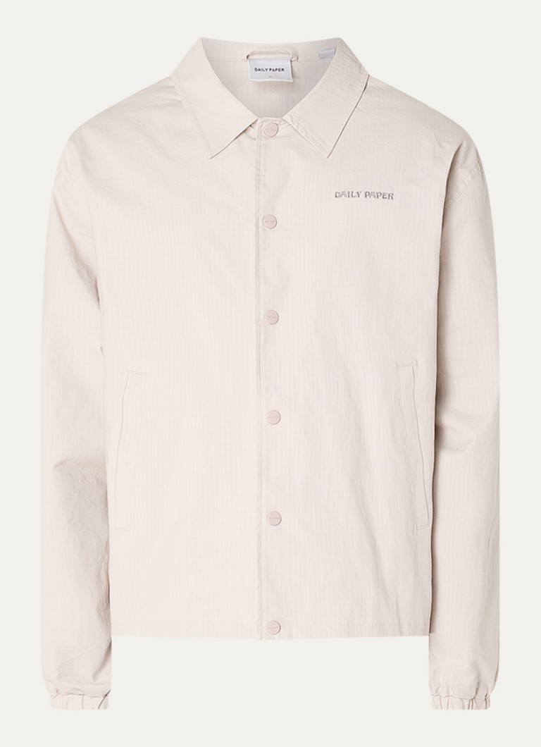 Daily Paper Heren Jack met logoborduring in de kleur Beige, maat: XL