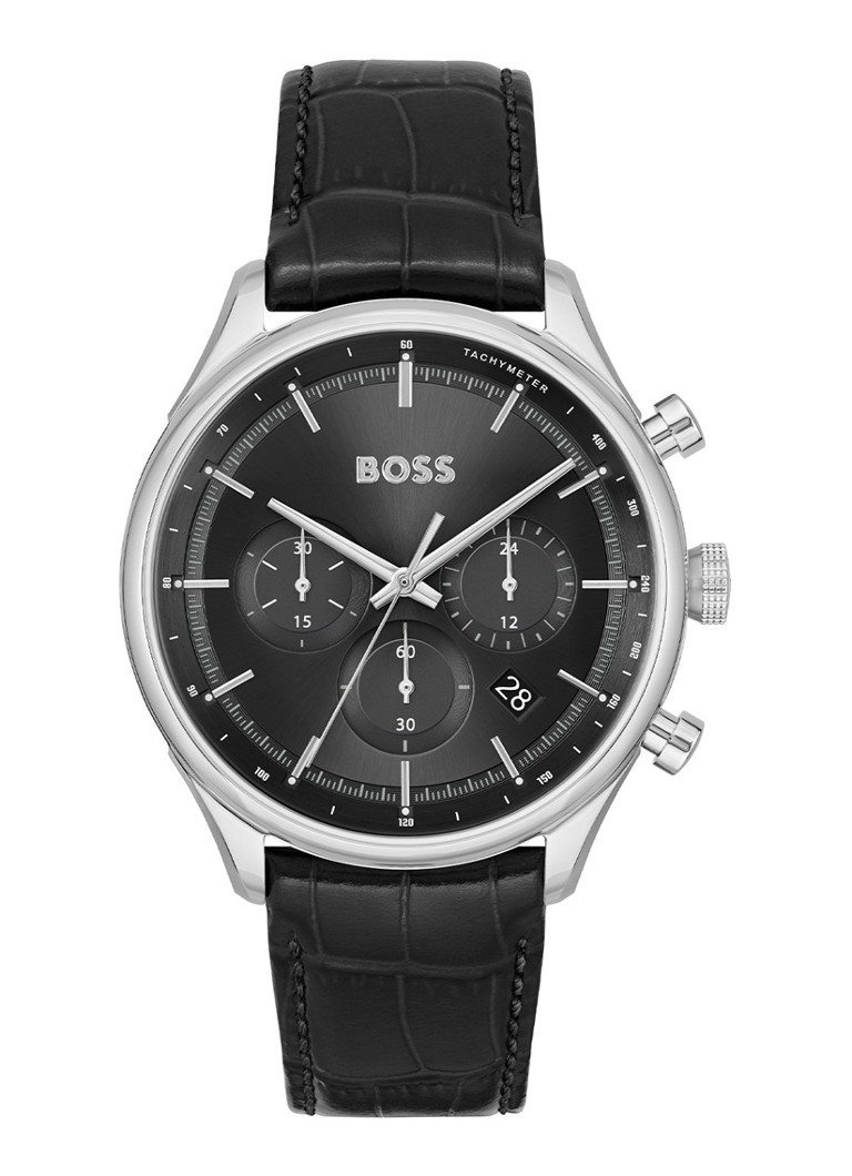 BOSS Heren Gregor horloge HB1514049 in de kleur Zilver, maat: 29 maat