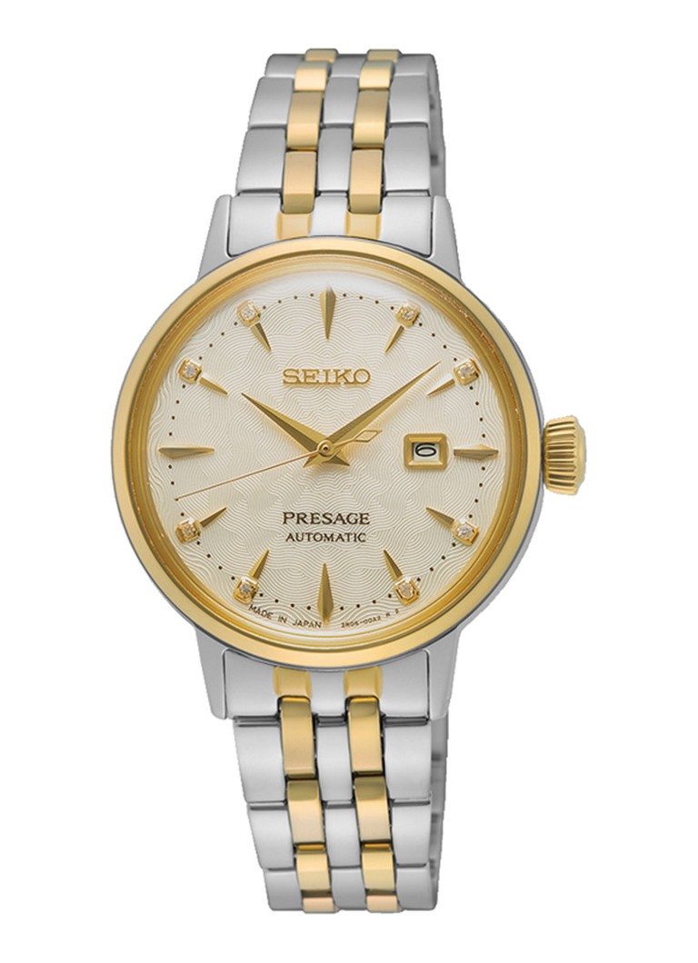 Seiko Dames Presage horloge SRE010J1 in de kleur Goud, maat: 1 Size